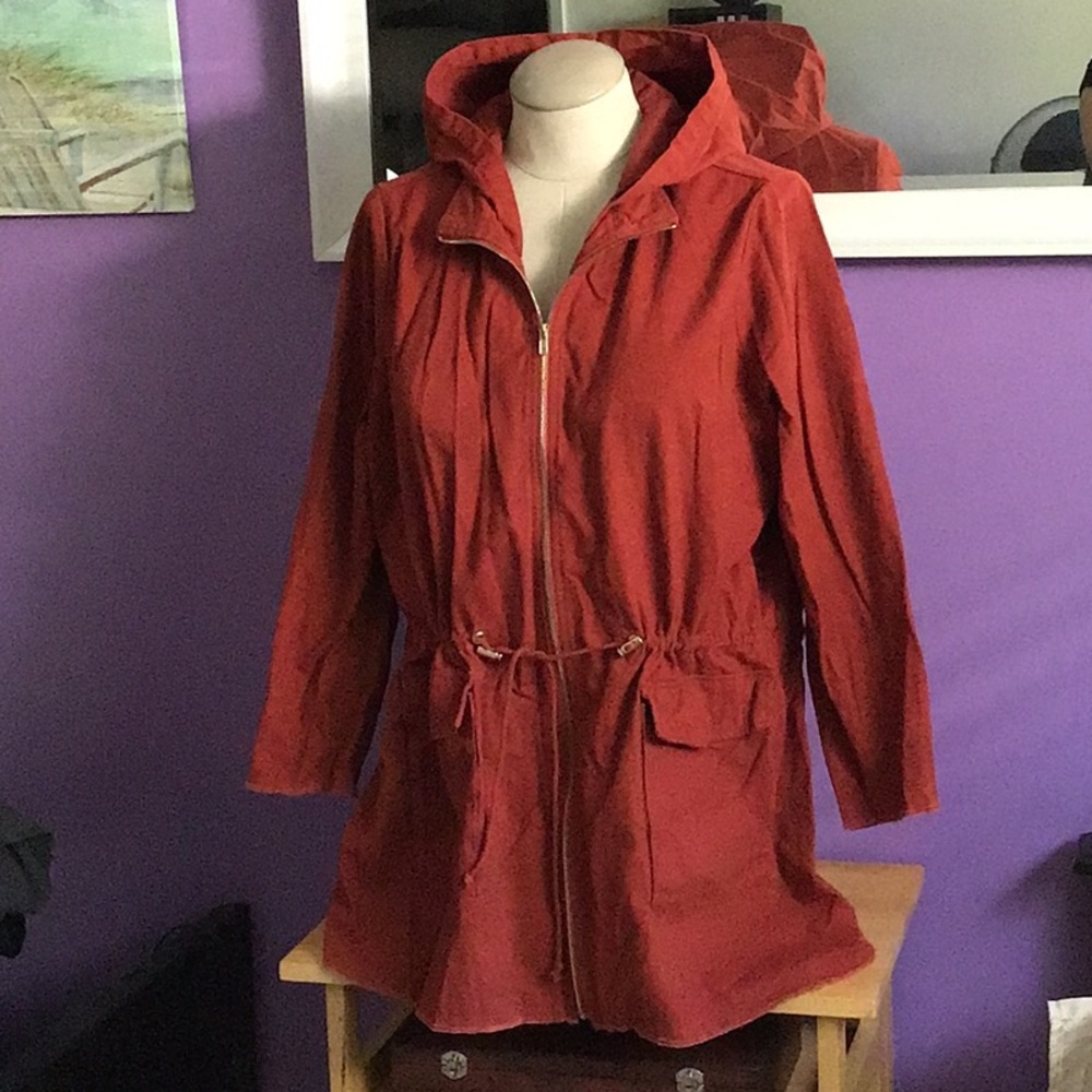 NWOT JUSTFAB rust colour jacket. Size 2X